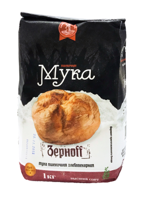 Мука пшеничная хлебопекарная Зернофф 1кг