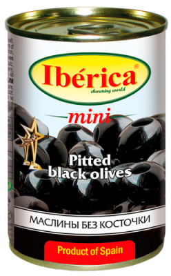 Маслины б/к Иберика 300г ж/б