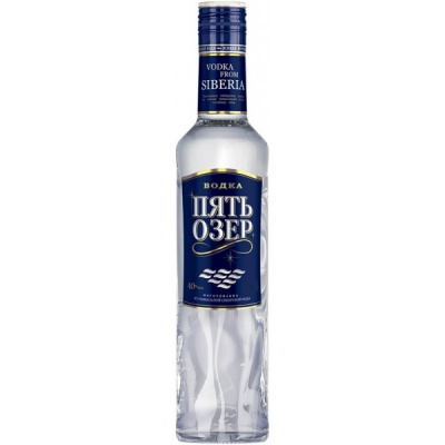 Водка Пять Озер 0,7л 40%