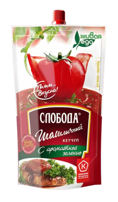 Кетчуп Слобода Шашлычный 300г д/п