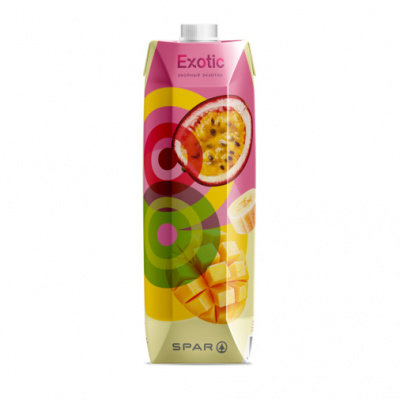 Нектар SPAR Экзотик из смеси фруктов 1л