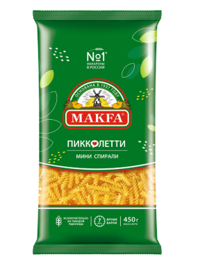Макар изд Макфа Пикколетти Мини спирали 450г