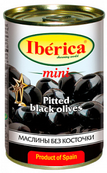 Маслины б/к Иберика 300г ж/б