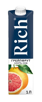 Сок Рич Грейпфрут 1л