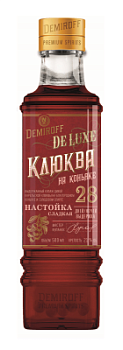 Настойка Демирофф Клюква на коньяке 0,5л 21%