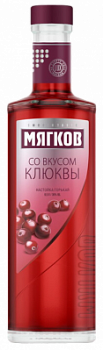 Настойка горькая Мягков со вкусом клюквы 0,5л 30%